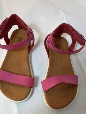 MIA Girls Pink Buckle Ankle Strap Flat Sandals Open Toe Casual Summer US Size 10